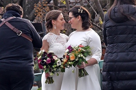 A picture from Alison and Elizabeth marriage.